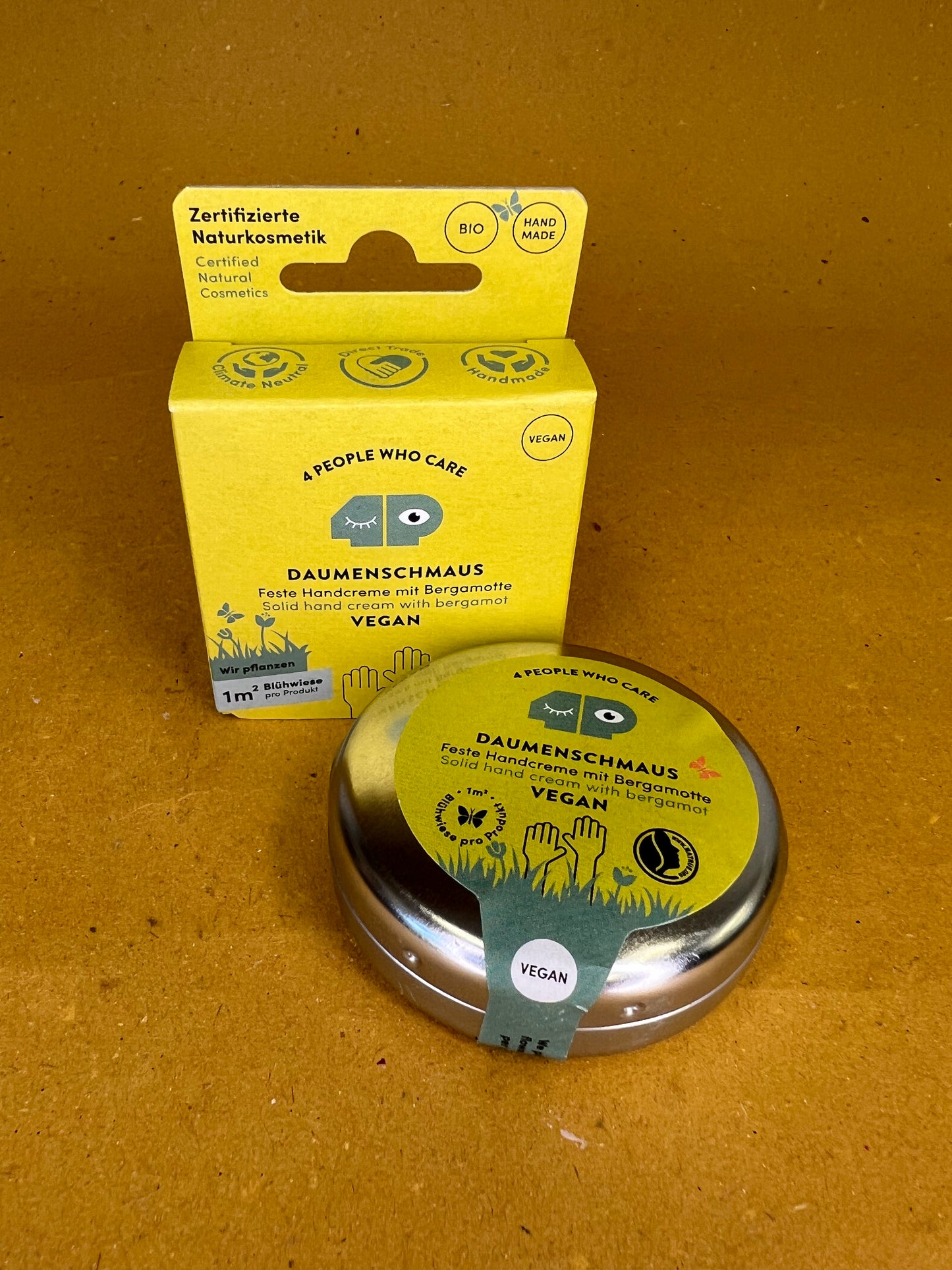 Veganer Daumenschmaus (feste Handcreme)