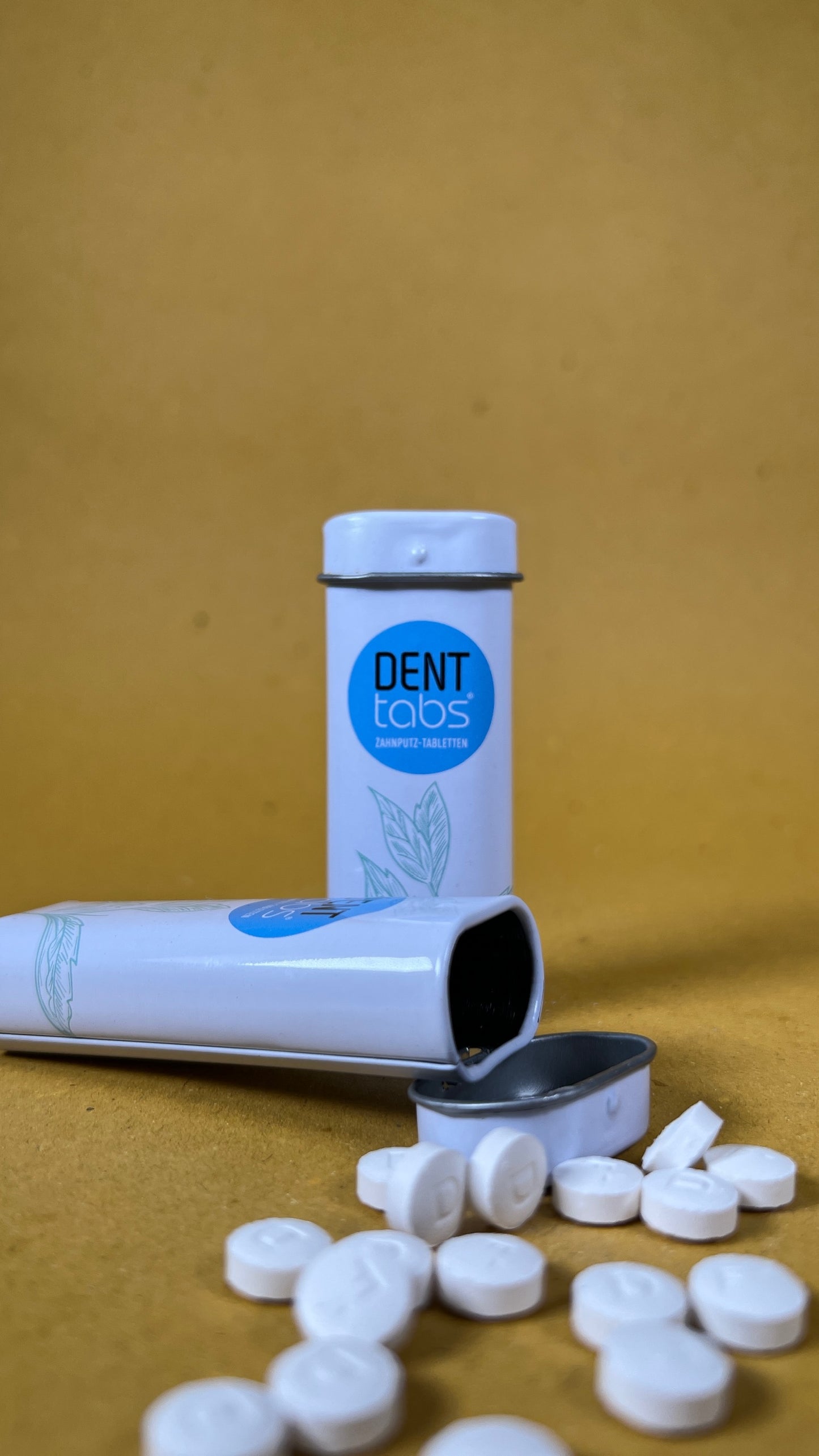 Denttabs Dose für Zahnputztabletten