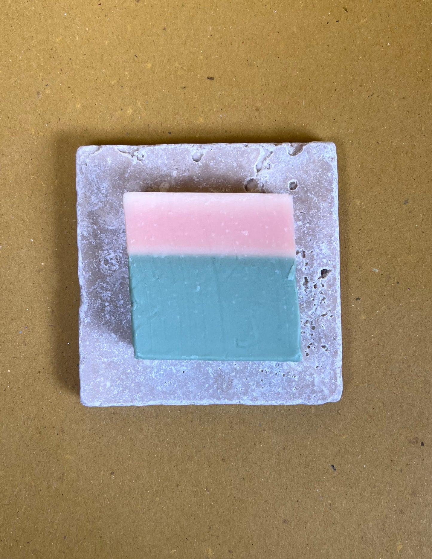 Seifenablage ‚Travertinstein‘ (ohne Seife)