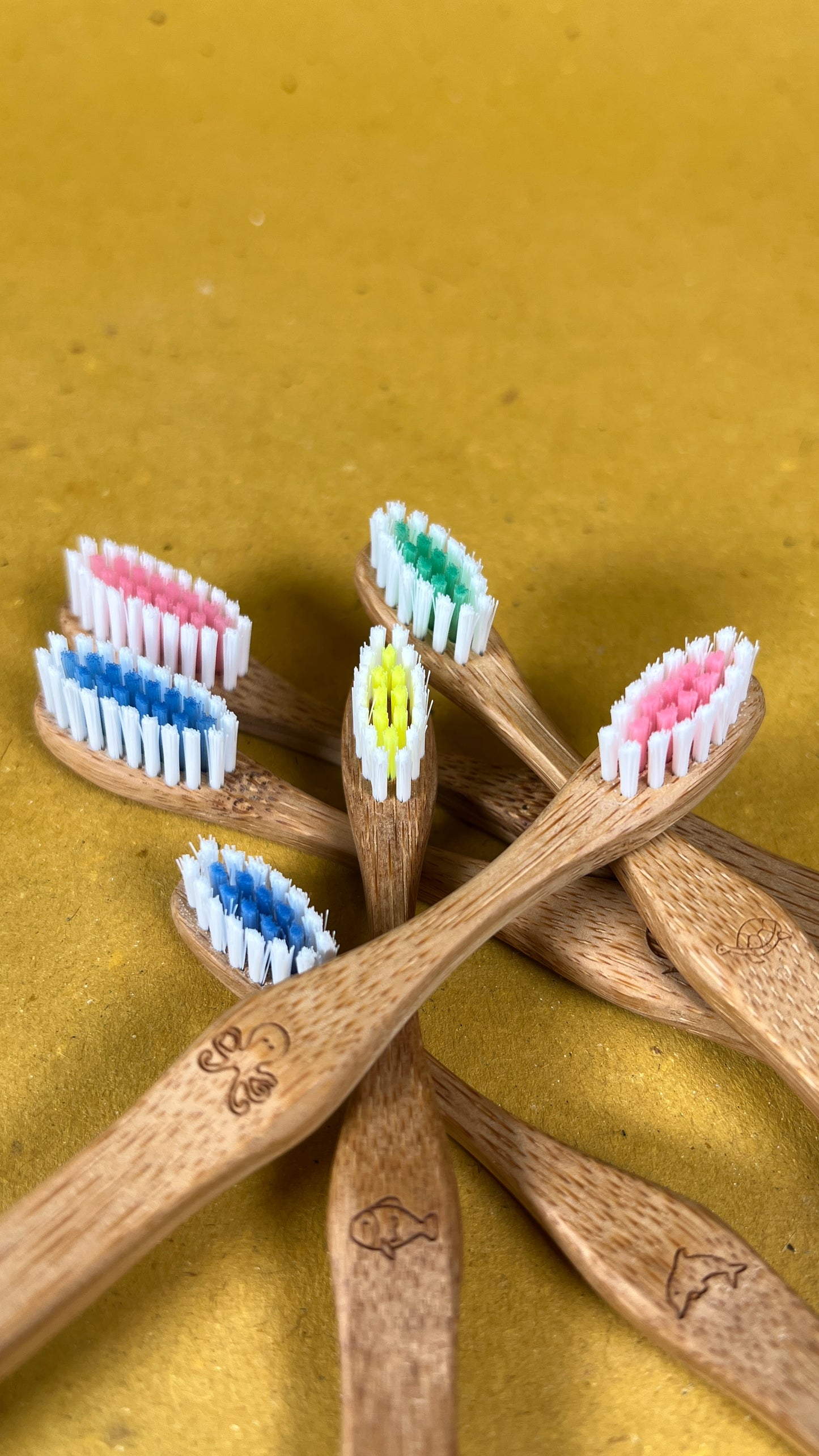 Bambus-Zahnbürsten für Kinder
